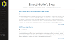 Desktop Screenshot of ernestmicklei.com